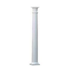 Vinyl round 10" tapered post for pergolas