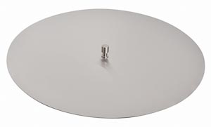 Accessories 21" Round Stainless Steel Burner Cover by Miller's Mini Barns Fire Pit Accessories